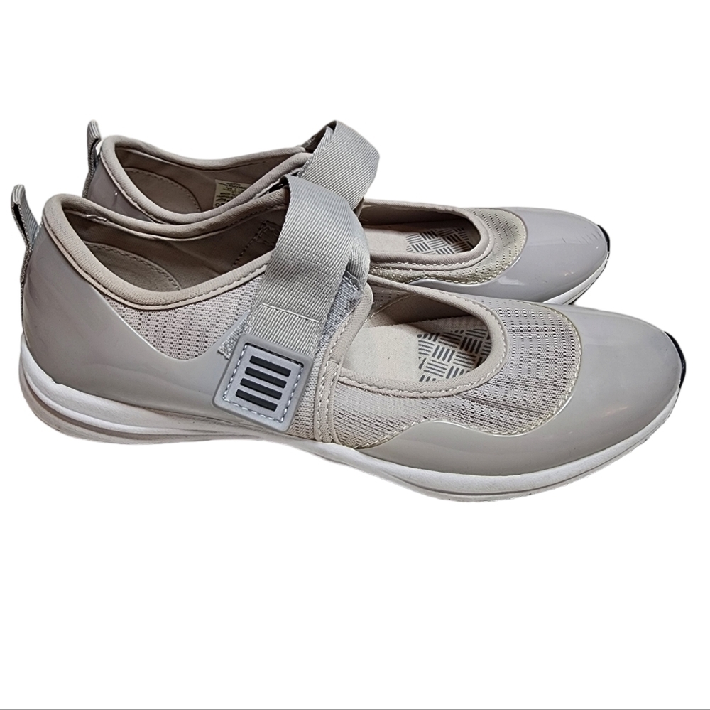 Lands'‎ End Grey Mary Jane Sneakers Women's 7.5